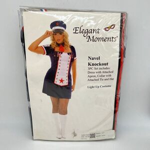 New Elegant Moments Plus Size Navel Knockout Costume - Size 3X/4X